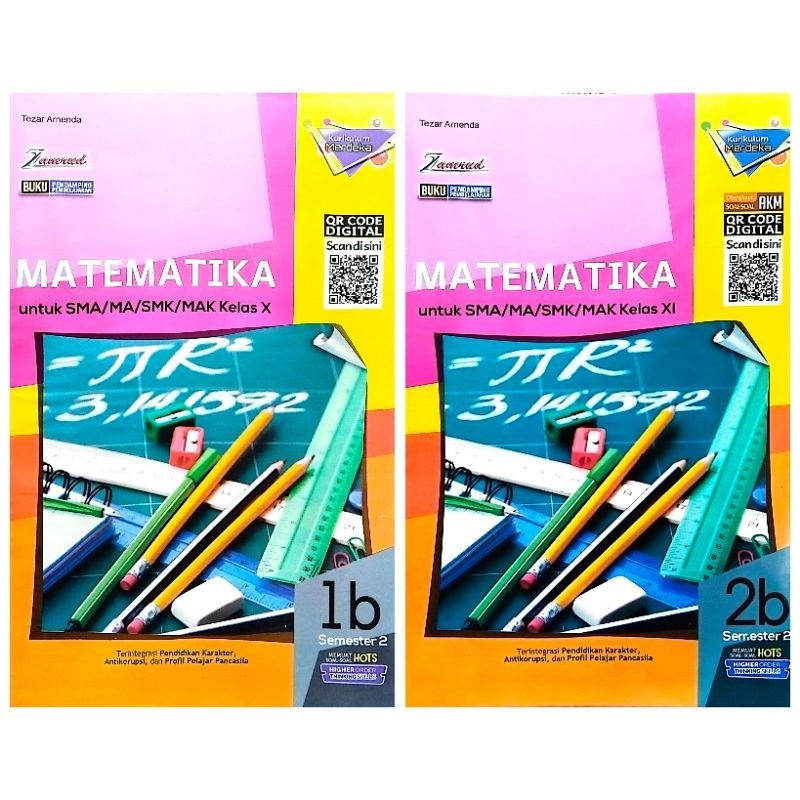 BUKU LKS SMA SMK MATEMATIKA KELAS 10 11 KURIKULUM MERDEKA SEMESTER 2 GENAP TA.2024/2025 | ZAMRUD