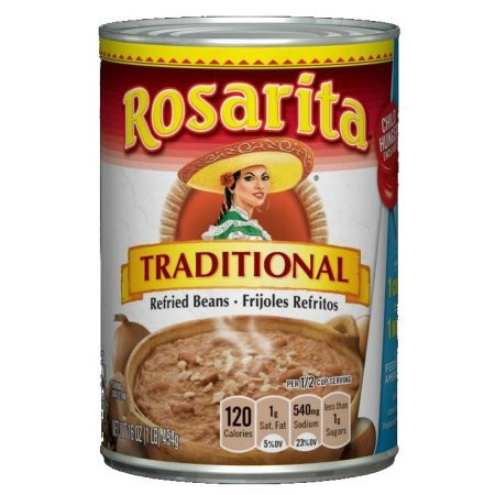 

Rosarita Refried Beans Traditional Mexican Sauce Saos Kacang Meksiko