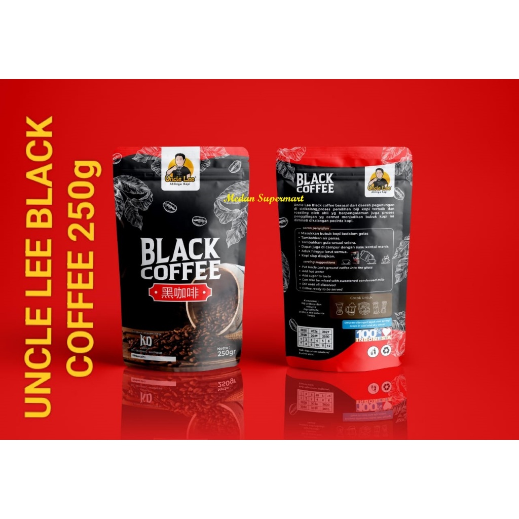 

Kopi Uncle lee Black Coffee 250 gr Pilihan