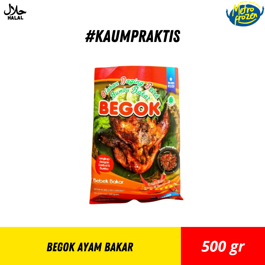 

BEGOK Ayam Bakar 500gr //ayam bakar begok //ayam bakar instan Banjarmasin