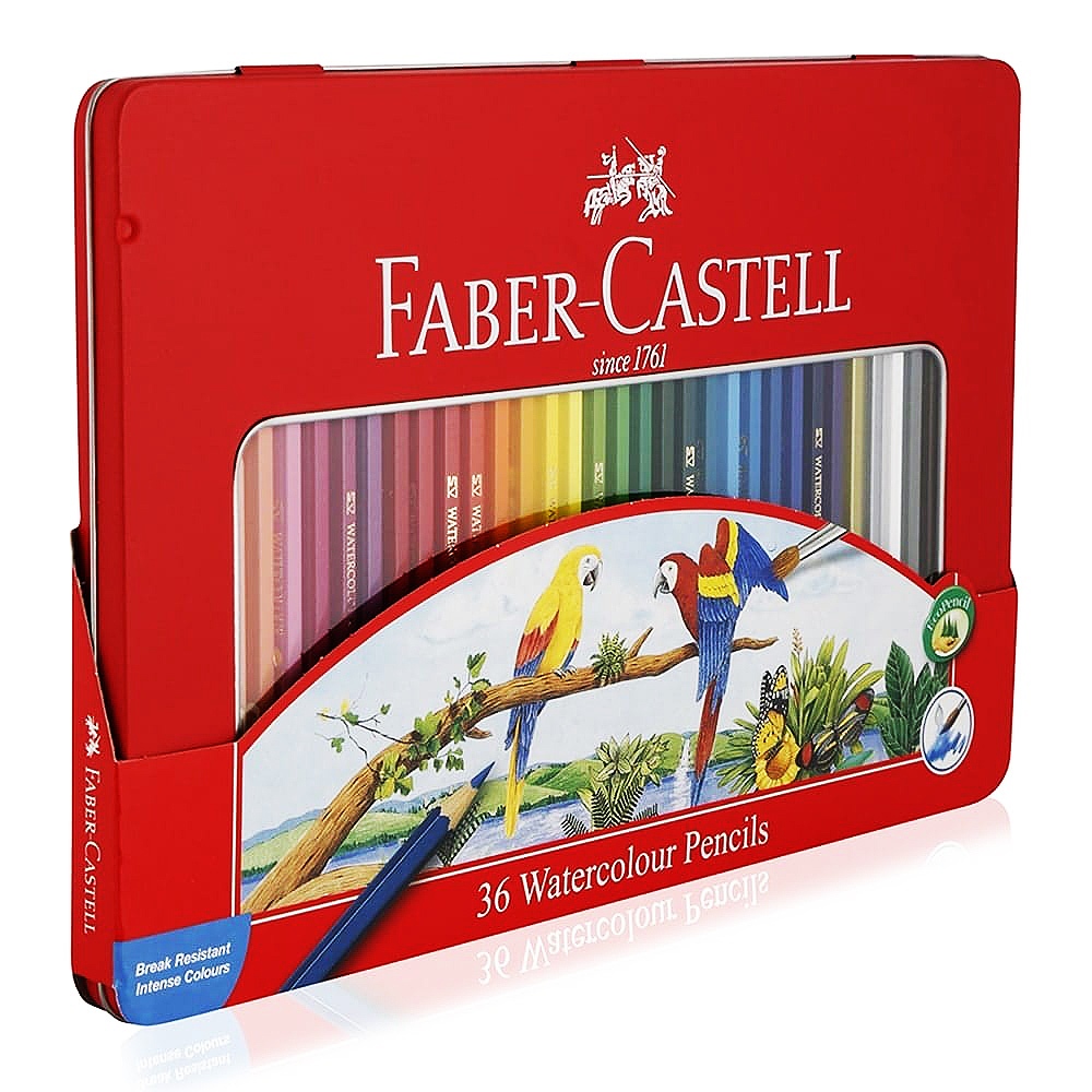 

FABER CASTELL WATER COLOUR TIN CASE 36 115937