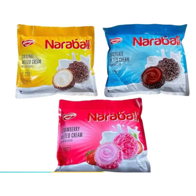 

Naraya Naraball Wafer Ball Melted Cream - Netto 300gr