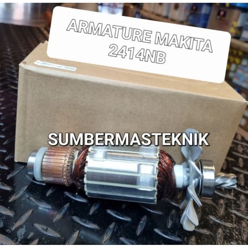 ARMATURE ANGKER MAKITA 2414 NB ARMATUR MESIN CUT OFF 14 INCH MAKITA 2414NB DCA