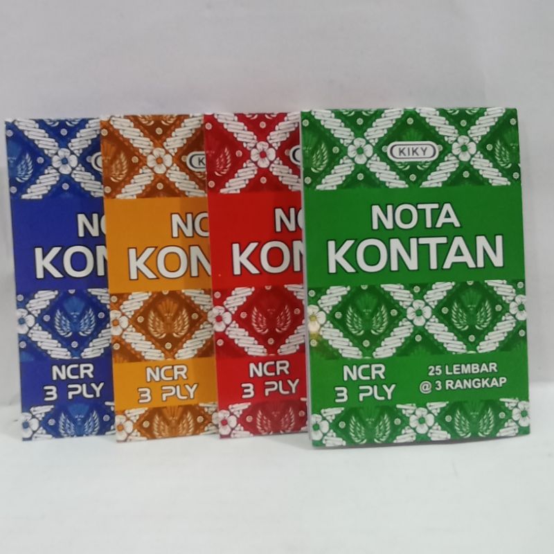 

KIMI NOTA KONTAN 3PLY 25lembar ( 3 rangkap ) / pcs
