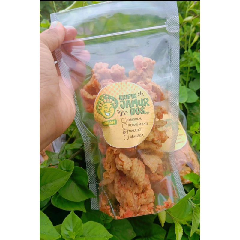 

Kripik Jamur Bos Original