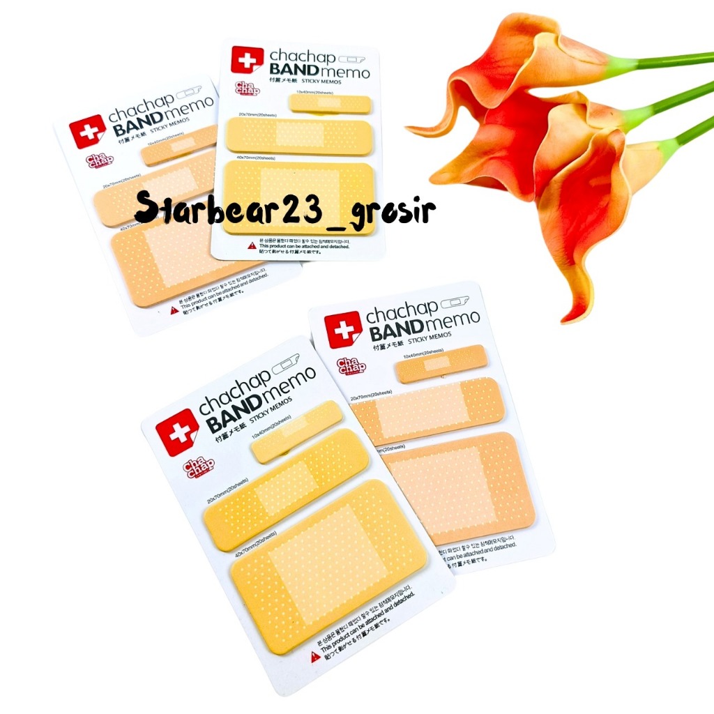 

Sticky note/ stick marker unik motif band id 3 set (ALV 363)