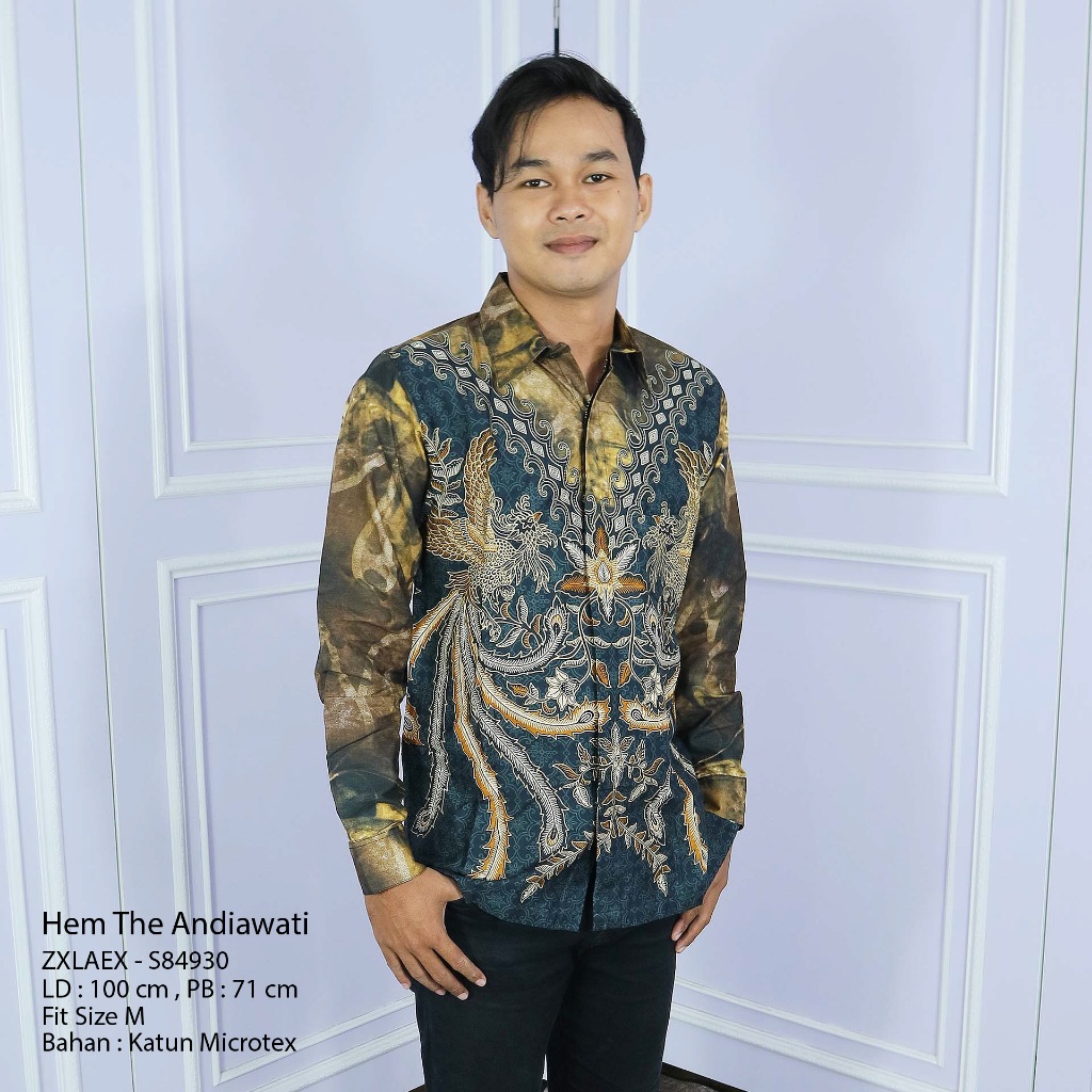 KEMEJA BATIK PRIA LENGAN PENDEK HEM BATIK MURAH HEM RIA BATIK SOLO