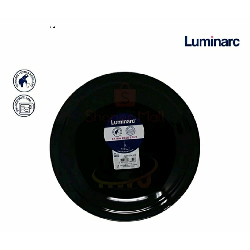 Borongan PIRING HITAM LUMINARC 21cm