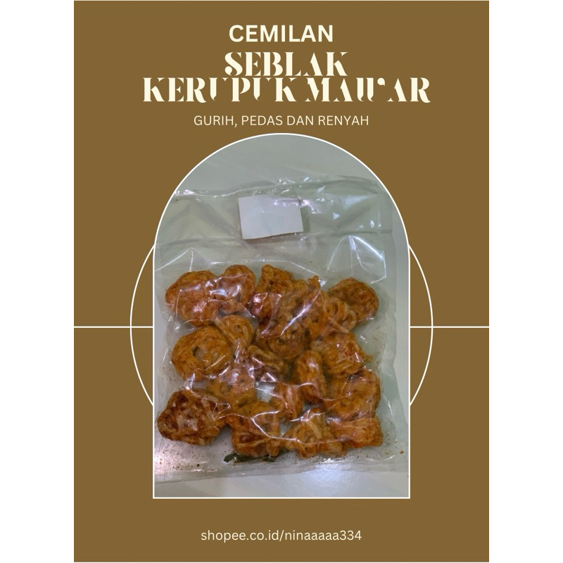 

[NonStore]AnekaCemilanCamilanPedasGurihRenyah/SeblakKerupukMawarPedas