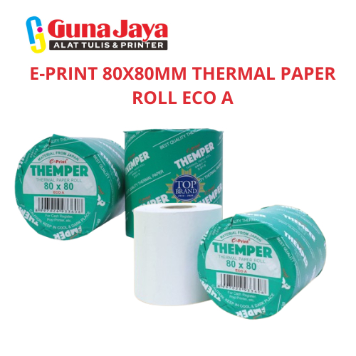 

E-PRINT 80X80MM THERMAL PAPER ROLL ECO A