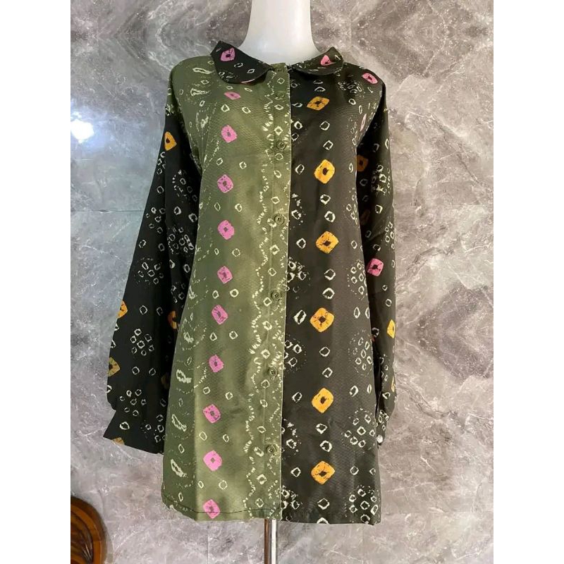 tunik jumputan palembang