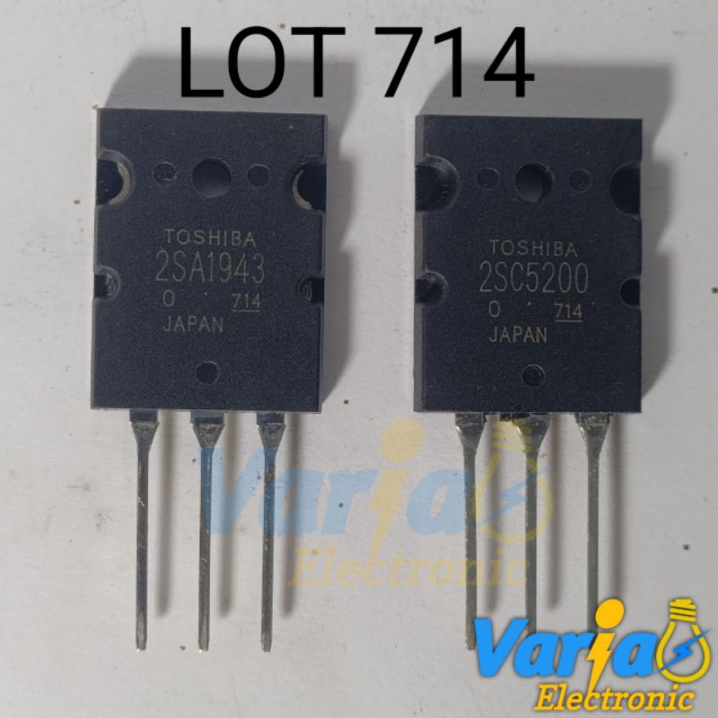 TRANSISTOR TOSHIBA 2SA1943 2SC5200 TOSHIBA LOT 714