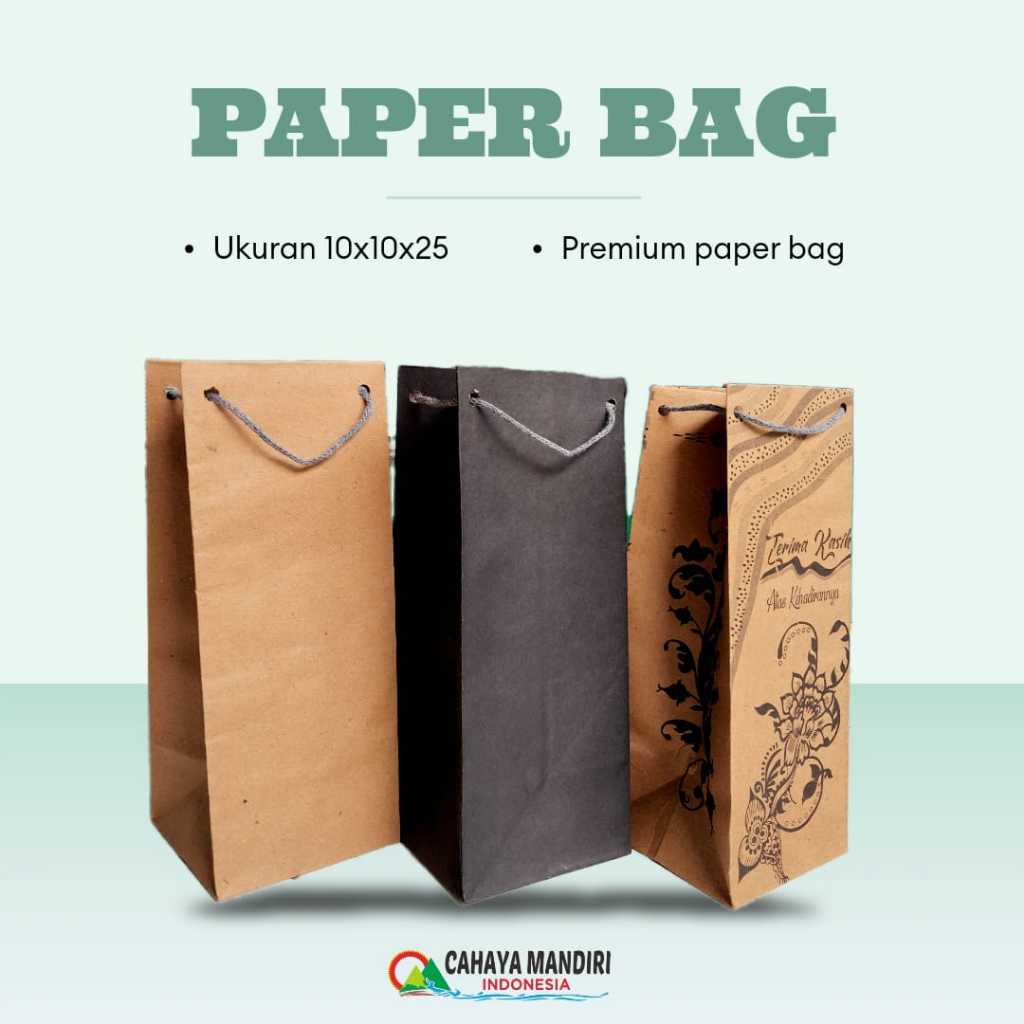 

PAPERBAG MY BOTTLE (Size 10×10×25) PAPERBAG MURAH, TAS HAJATAN DAN SOVENIR BINGKISAN