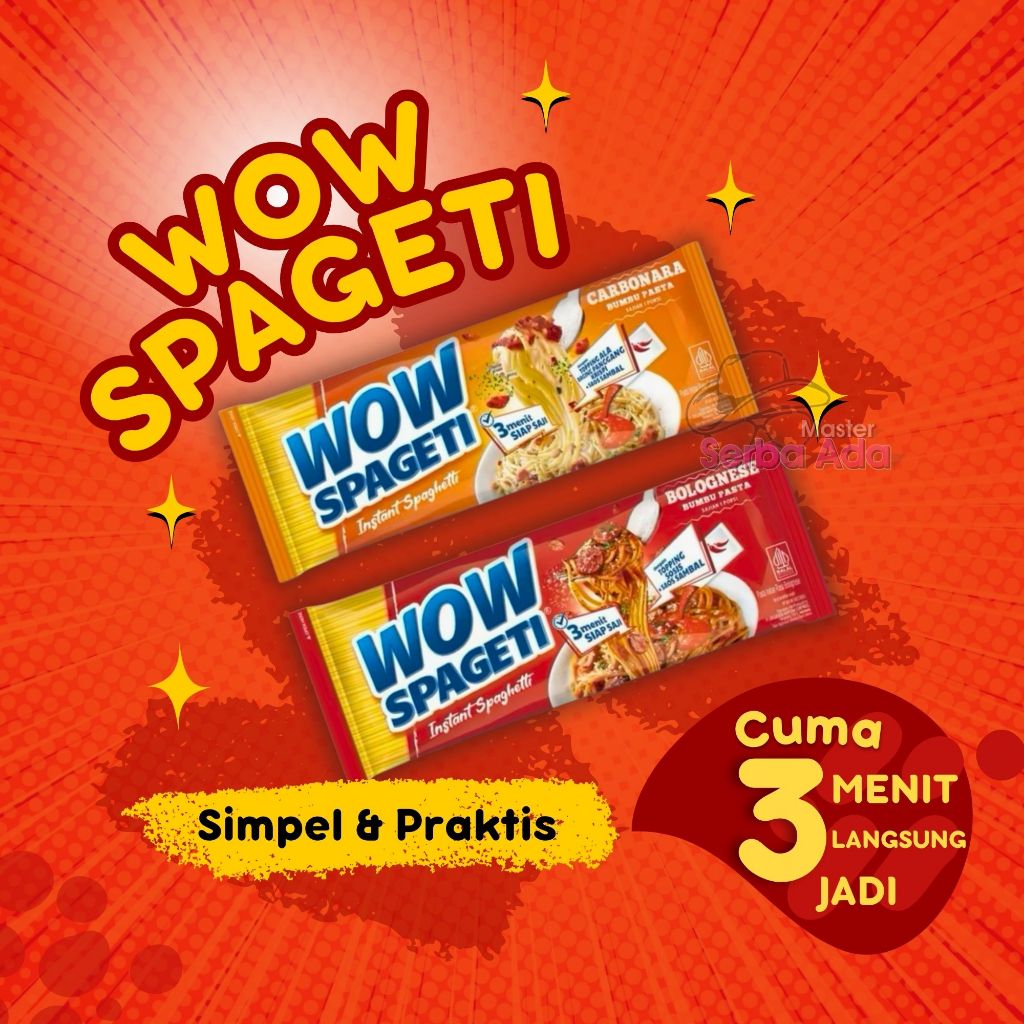 

Wow Spageti Instan Rasa Bolognese & Carbonara