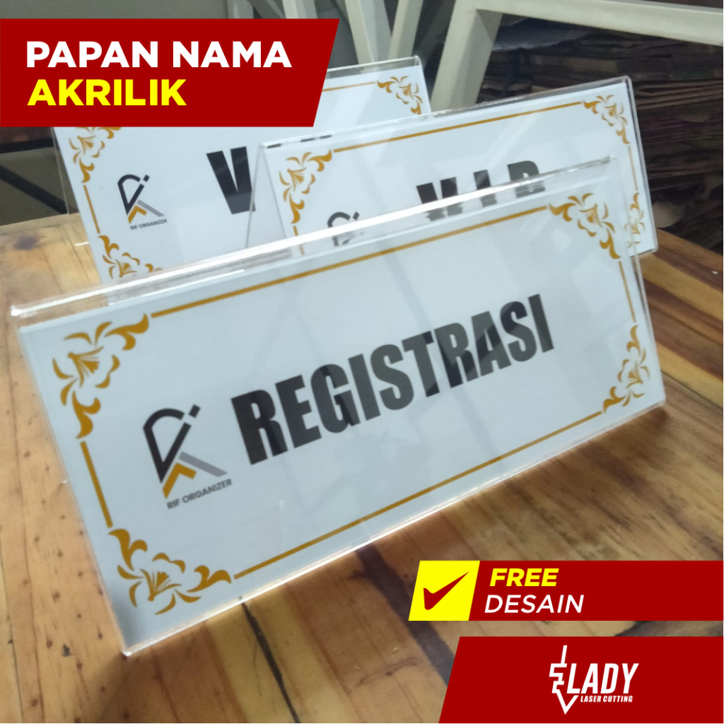 

Papan Nama Akrilik Custom Papan Nama Kosong Bahan Papan Nama