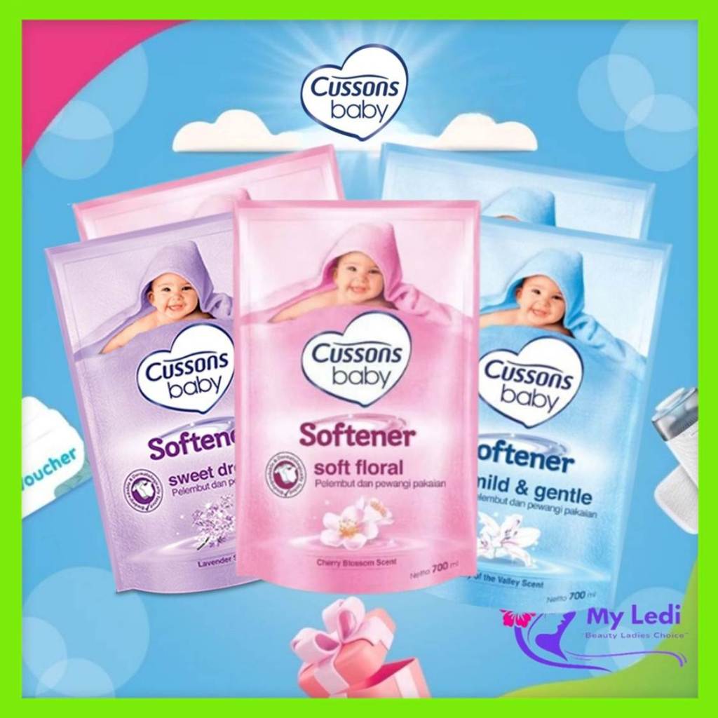 Cussons Baby Liquid Softener 700ml & 1500ml Refill - Pelembut & Pewangi Pakaian Bayi - MyLedi