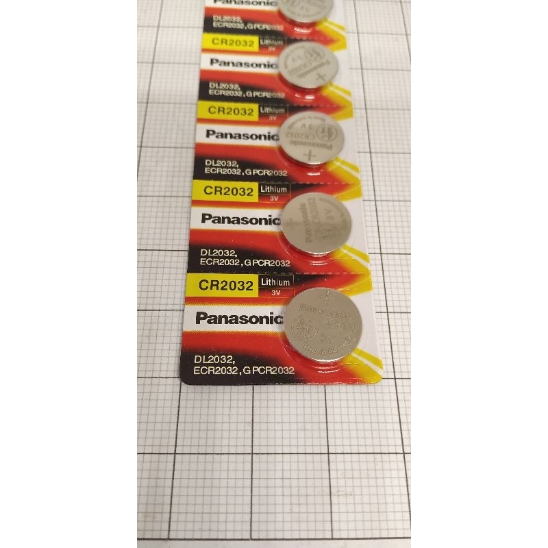 Baterai CR2032 / Baterai CR 2032 Panasonic / Battery Cmos Panasonic Button Cell CR-2032