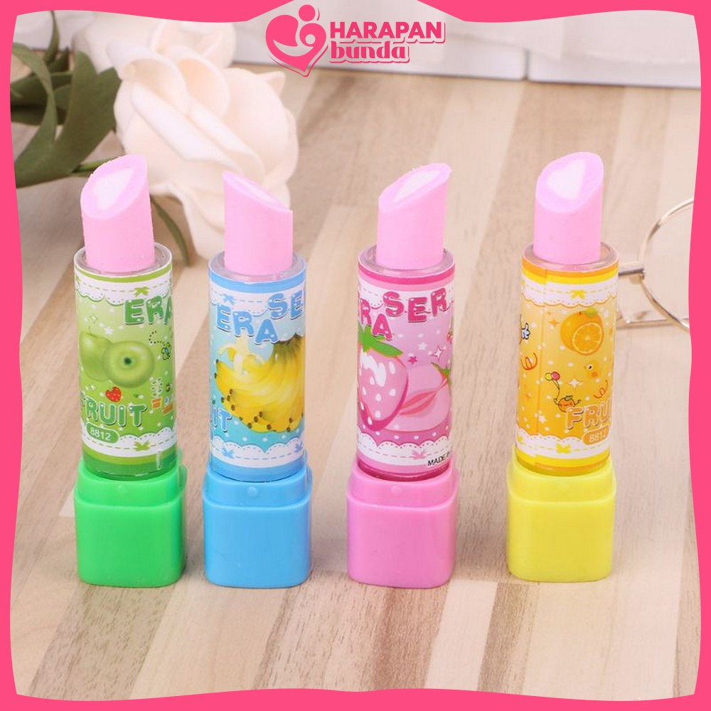 

Penghapus Pensil Model Lipstik Karakter Buah Random / Eraser Buah Warna Warni Lucu / Penghapus Pensil Eraser Fruits Import Harapan Bunda A70