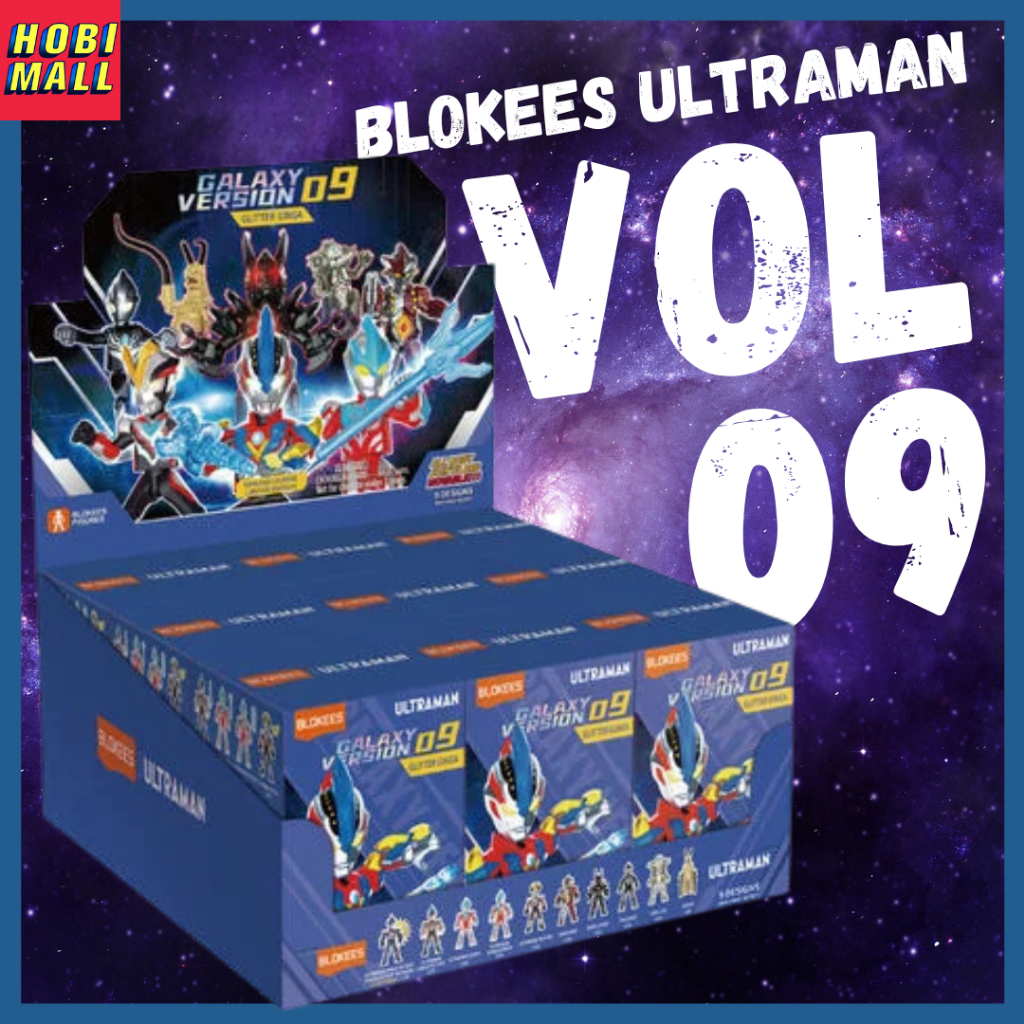 Mainan Blind Box Ultraman Galaxy Version Vol 09 Saga Blokees Toy Sealed Dikirim Random