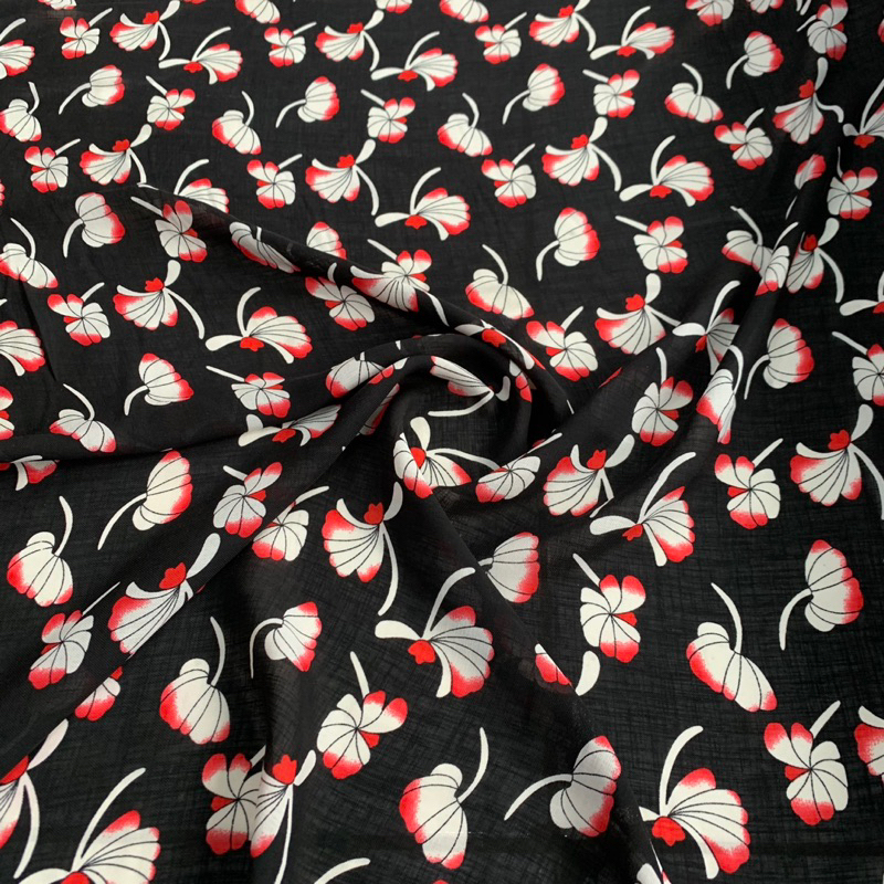 kain chiffon crepe motif - kain sifon premium - kain sifon tebal - kain sifon motif