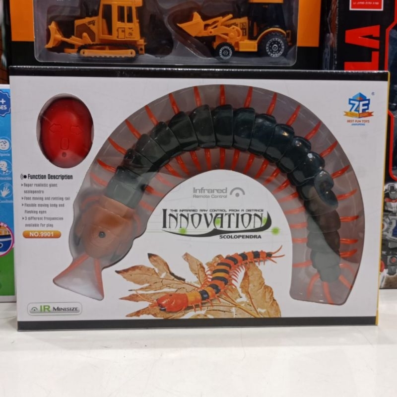 Mainan remote kelabang prank murah