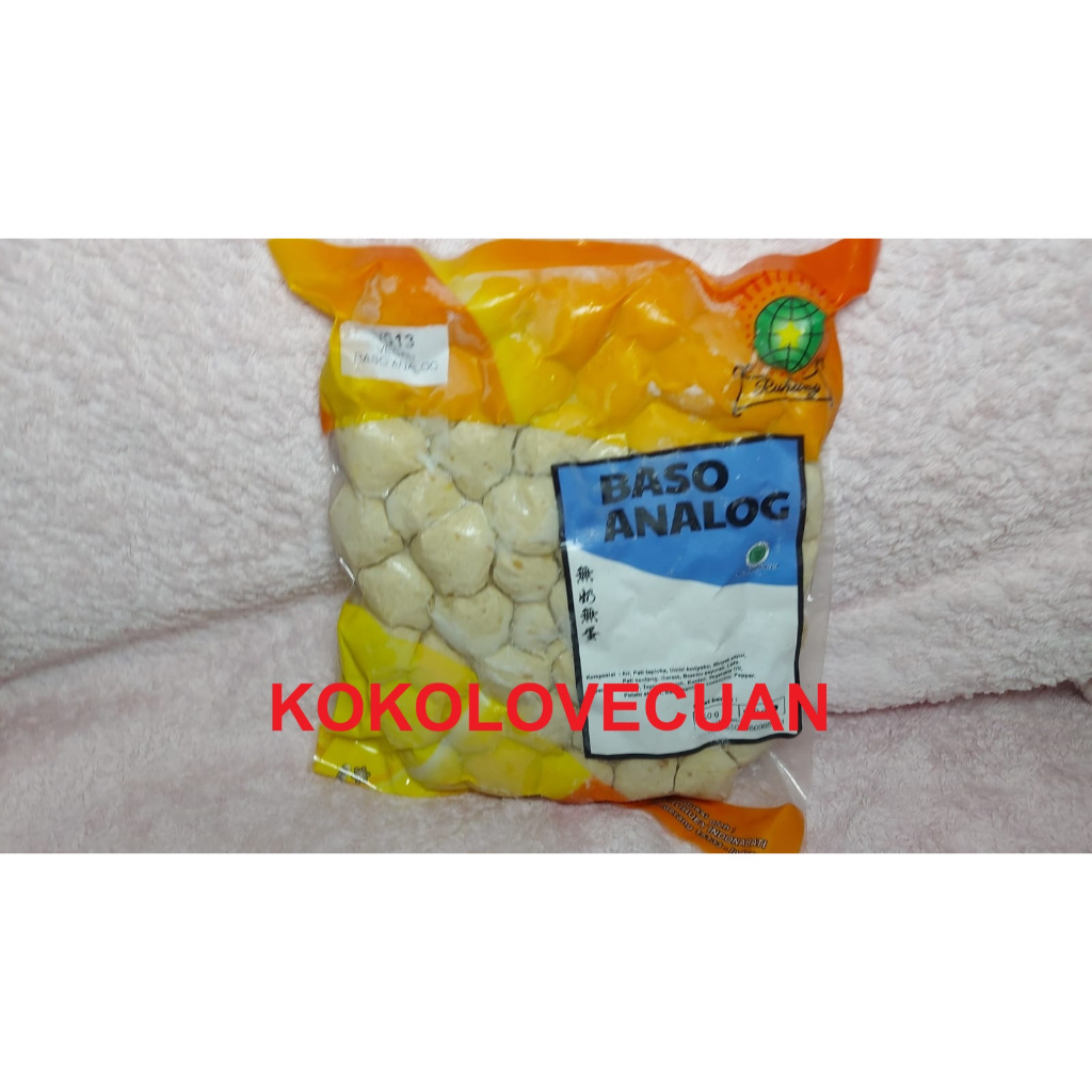 

Vegan Vegetarian Baso Bakso Analog 素肉丸 素食 protein kacang kedelai frozen food healthy plant based veggie natural herbivore no preservative made in Indonesia BPOM