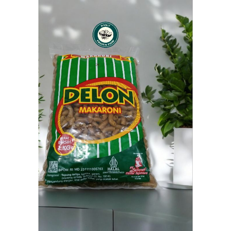 

Delon Makaroni 1kg / Makaroni / Makaroni Mentah