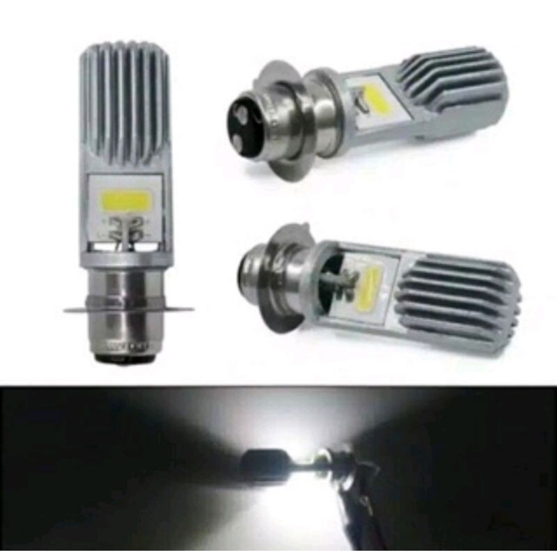 HOT SALE Lampu Depan LED Motor Bebek Matic 2 Sisi H6 12Volt HID AC DC Super Terang Universal