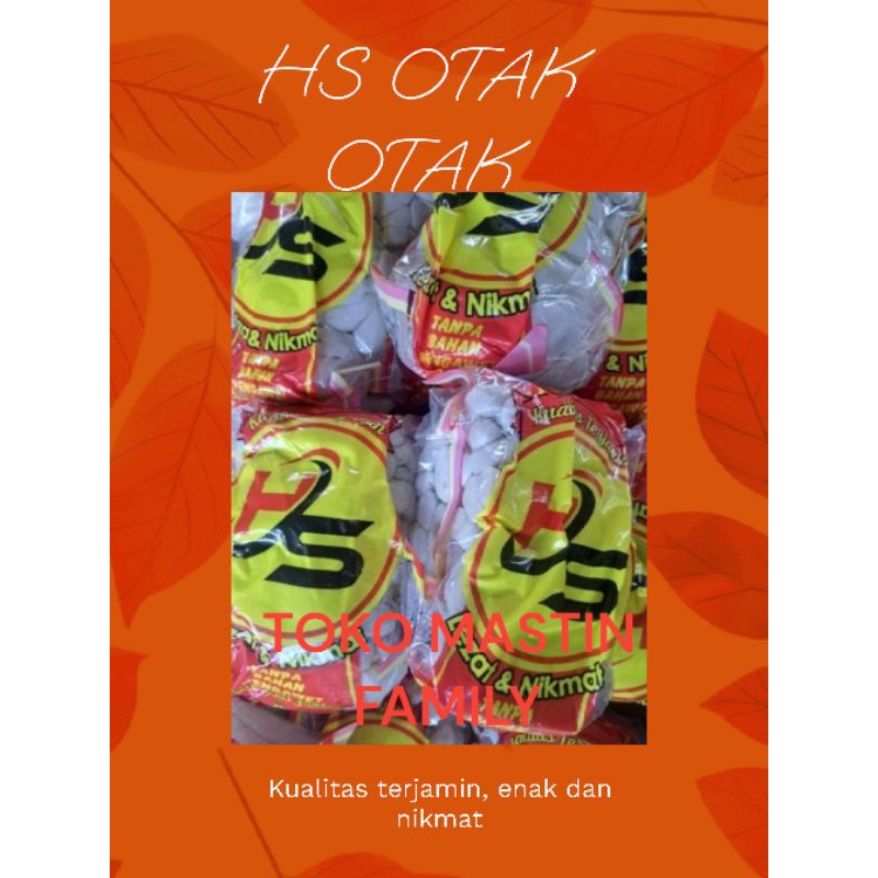 

Otak otak ikan Hs 1 kg isi 50 pcs