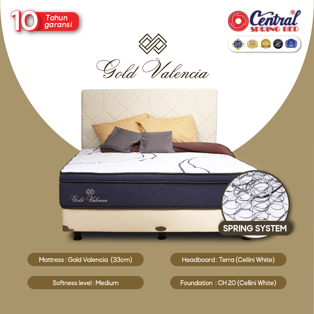 Central Springbed Gold Valencia