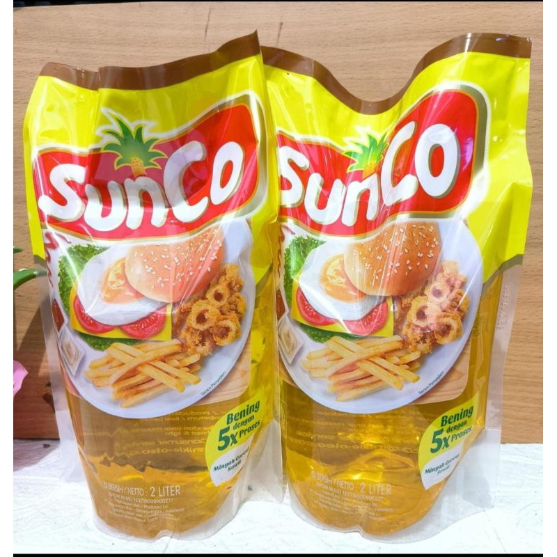

Minyak goreng sunco refill 2 liter