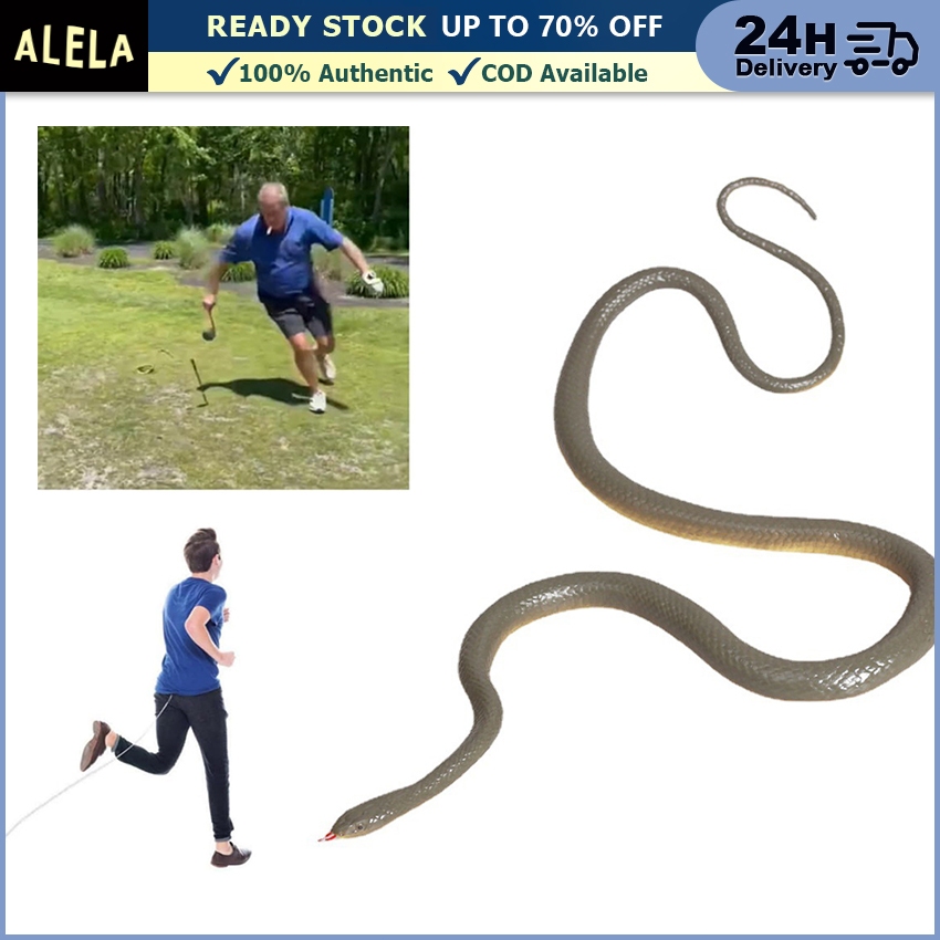 Ular Karet Palsu Mirip Asli Fake Snake Mainan Usil Jahil Prank Toy
