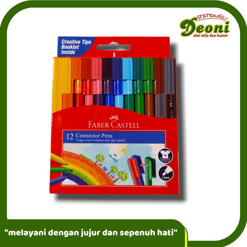 

FABER CASTELL Connector Pen 12 Colors