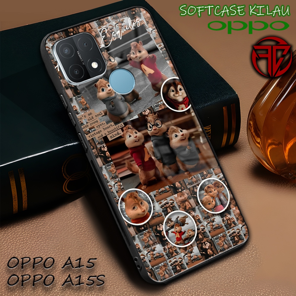 [AM31] Softcase Kilau Oppo A15 | Oppo A15s | Casing Kaca Mika | Kesing Keren Aesthetic [ Cartoon Aes