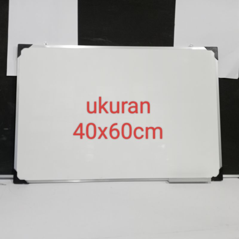 

Papan Tulis Whiteboard Blackboard 40x60 ( khusus pengiriman instan )