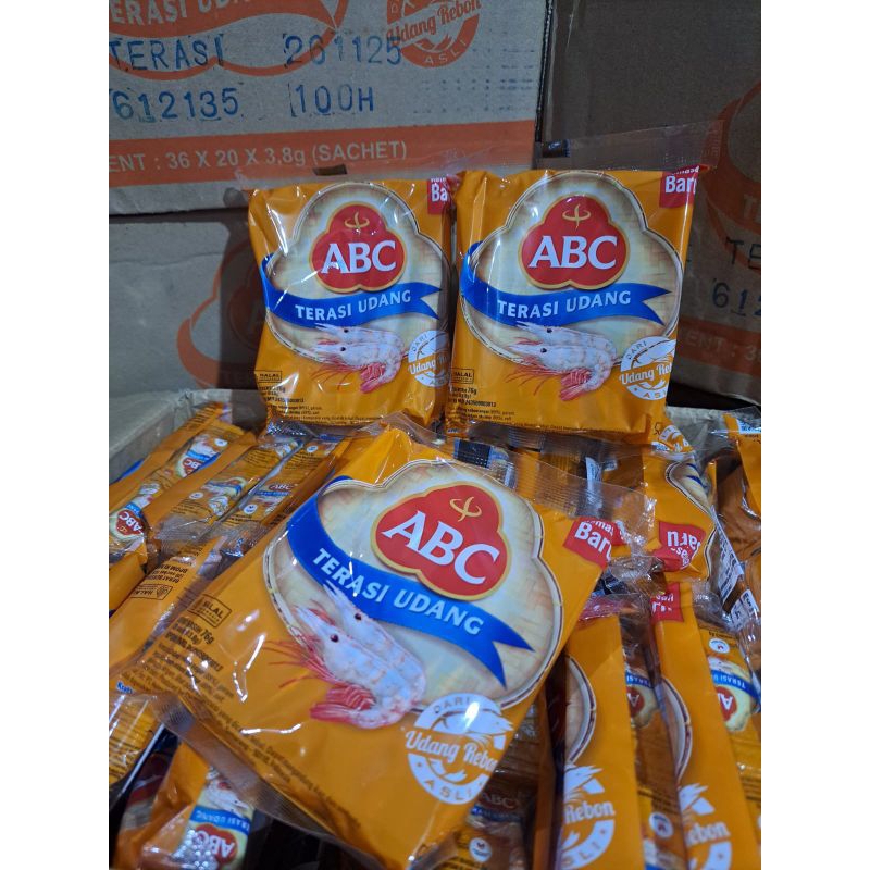 

(1PACK ISI 20) TERASI UDANG ABC SACHET 3.8grx20