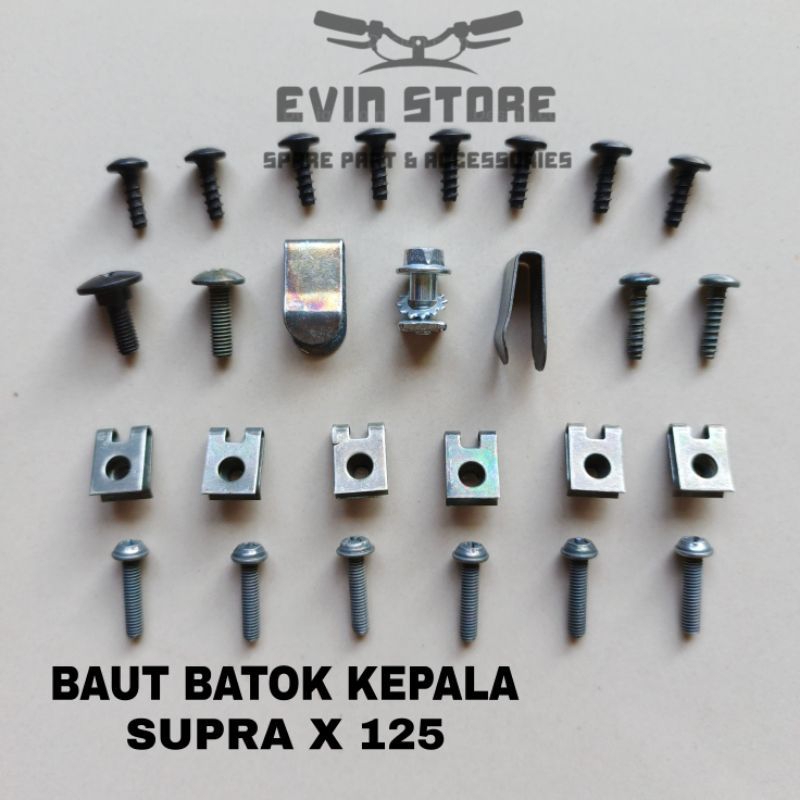 Baud baut batok kepala supra x 125