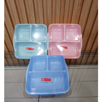 KOTAK NASI TK CLIO 2111 NARA/TEMPAT BEKAL/WADAH BEKAL/KOTAK BEKAL SEKAT 3/TEMPAT BEKAL PLASTIK