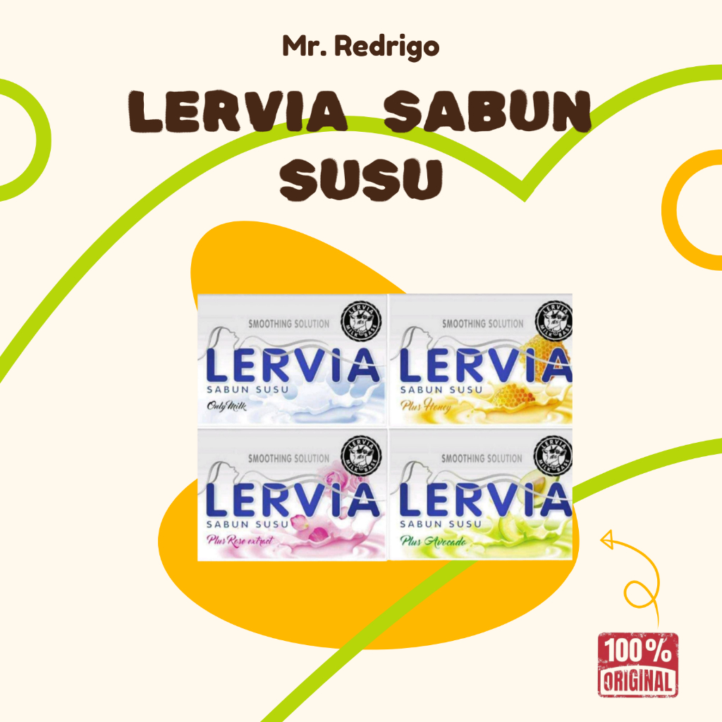 Lervia Sabun Susu Batang | Lervia Nyaman Dipakai | Lervia Hemat | Mr Redrigo