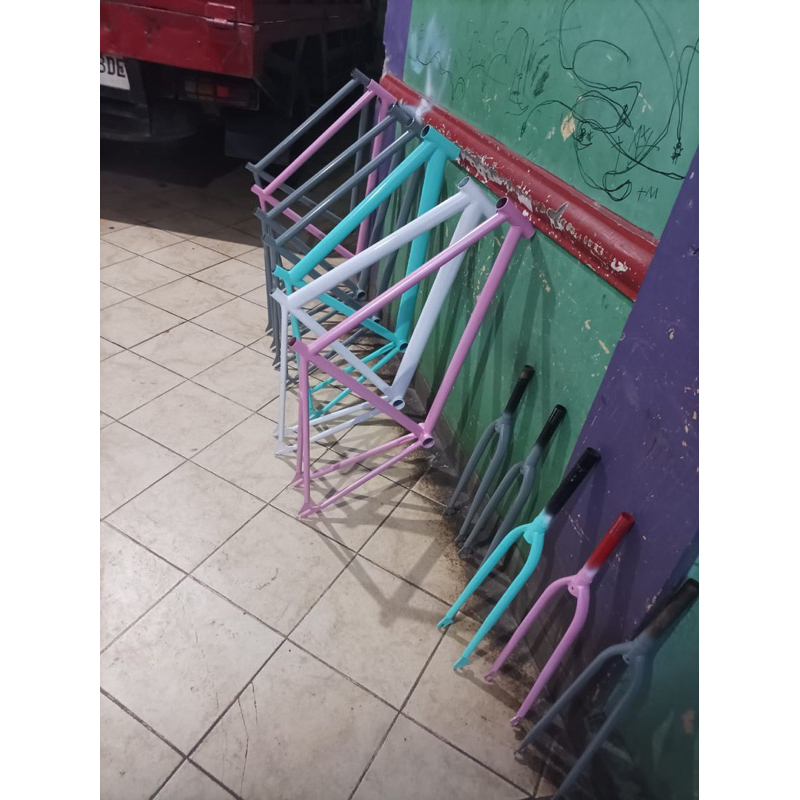 frame frameset sepeda fixie classic 700c frame fork size 50