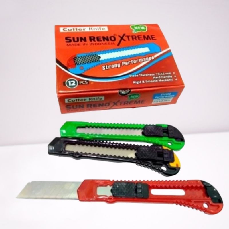 

(12 PCS) CUTTER BESAR SUNRENO KEMASAN BOX