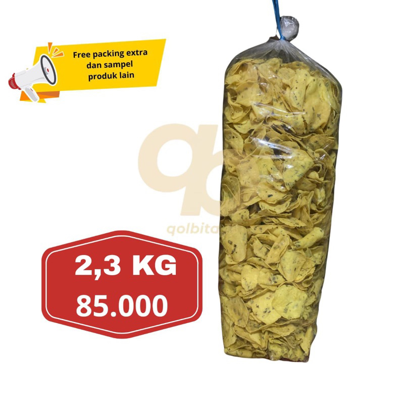 

2 KG KERIPIK COMRING / KERUPUK COMRING SNACK PERBALL BALL GROSIR