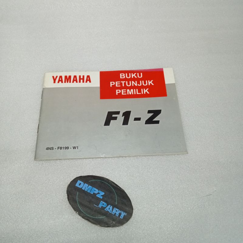 BUKU PETUNJUK PEMILIK YAMAHA F1Z F1Z SE F1Z ALBINO ORIGINAL