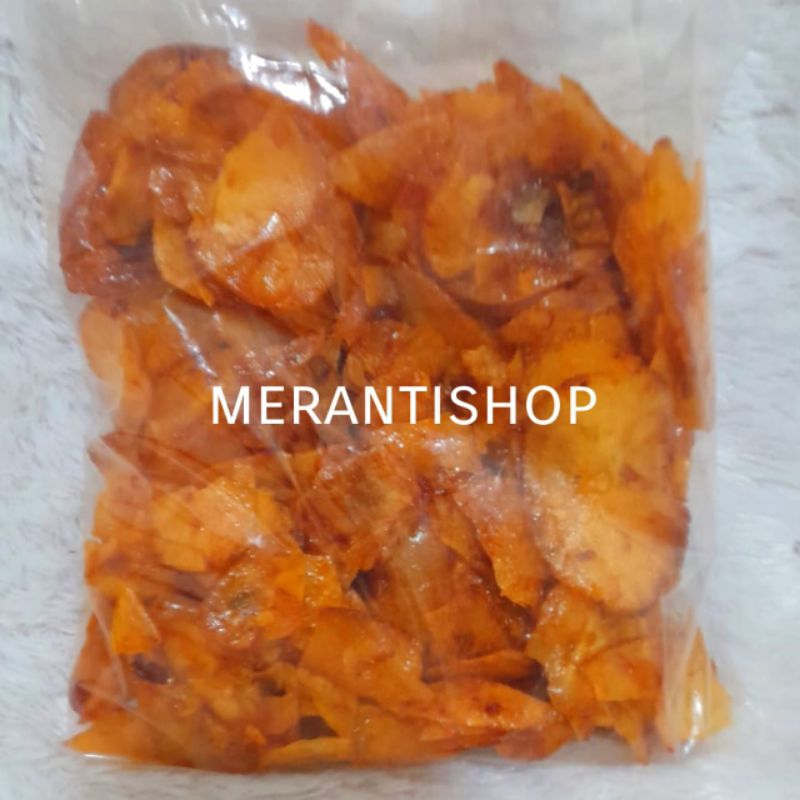 

Kerupuk Ubi 250gram Pedas Manis Khas Selatpanjang / Keripik