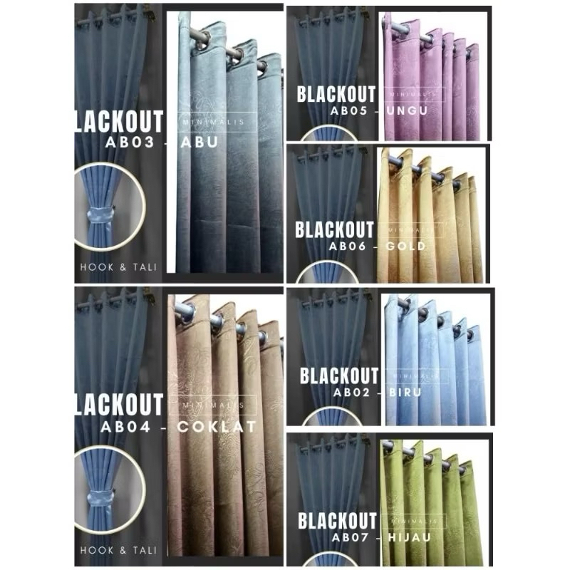 GORDEN BLACKOUT MEWAH/GORDEN TEBAL GORDEN MOTIF BUNGA/GORDEN PREMIUM/GORDEN JENDELA MINIMALIS& PINTU