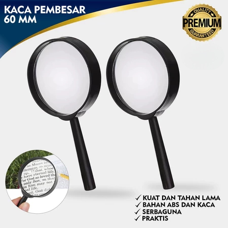 

LIOLIO Kaca Pembesar 60 mm Loupe Magnifying Glass Magnifier