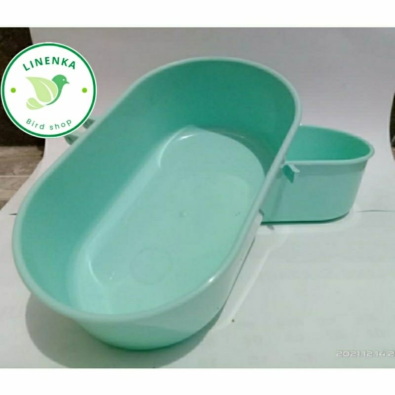 CEPUK TEMPAT MANDI BURUNG BENTUK OVAL BAK MANDI BURUNG