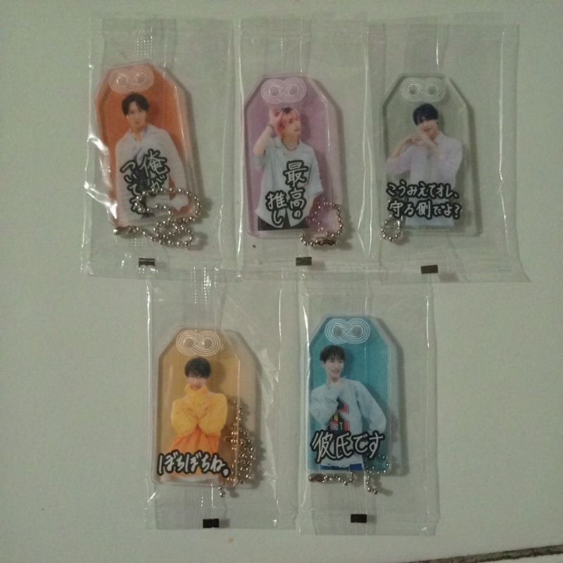 SnowMan acrylic charm omamori