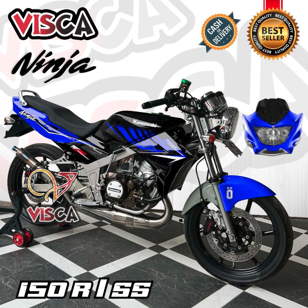 Decal Ninja R 150 SS Old Full Body Stiker Ninja 150 R Full Body Striping Ninja SS Old NJR