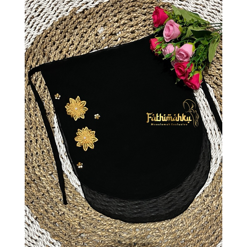 Cadar Wedding 2 Layer Tali dan Karet/Tutup Cadar Lepas Bunga Cantik/Cadar 2 lapis Warna Termurah